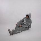 GREY ORCA HOODIE