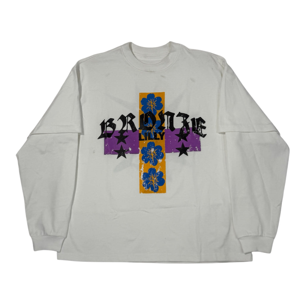 WHITE EXPLORER LONG SLEEVE TEE