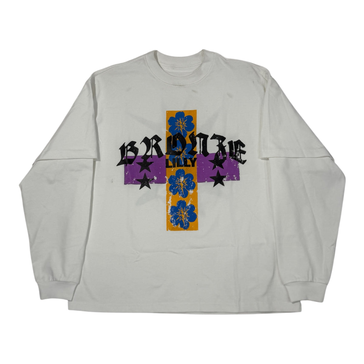 WHITE EXPLORER LONG SLEEVE TEE
