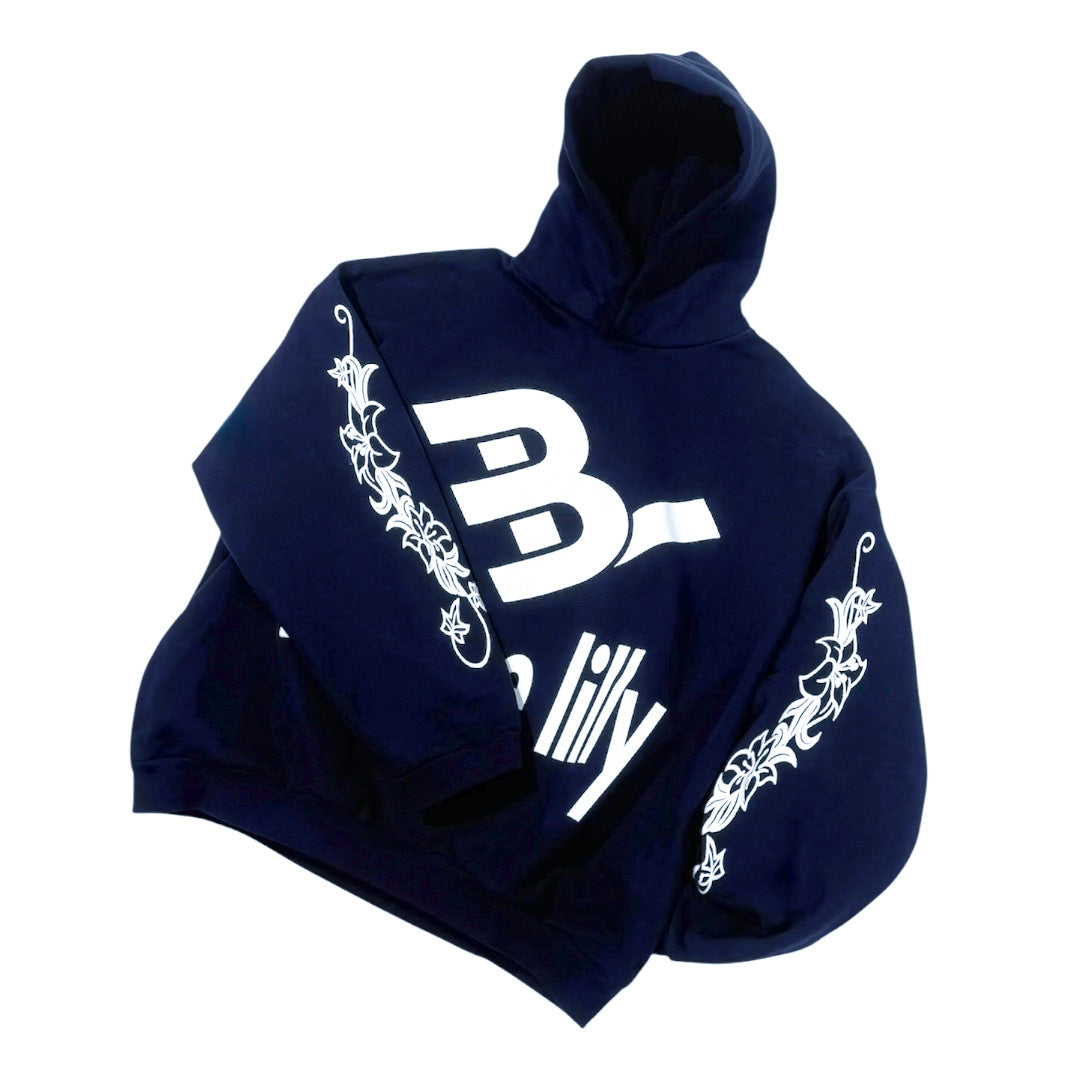 NAVY ORCA HOODIE