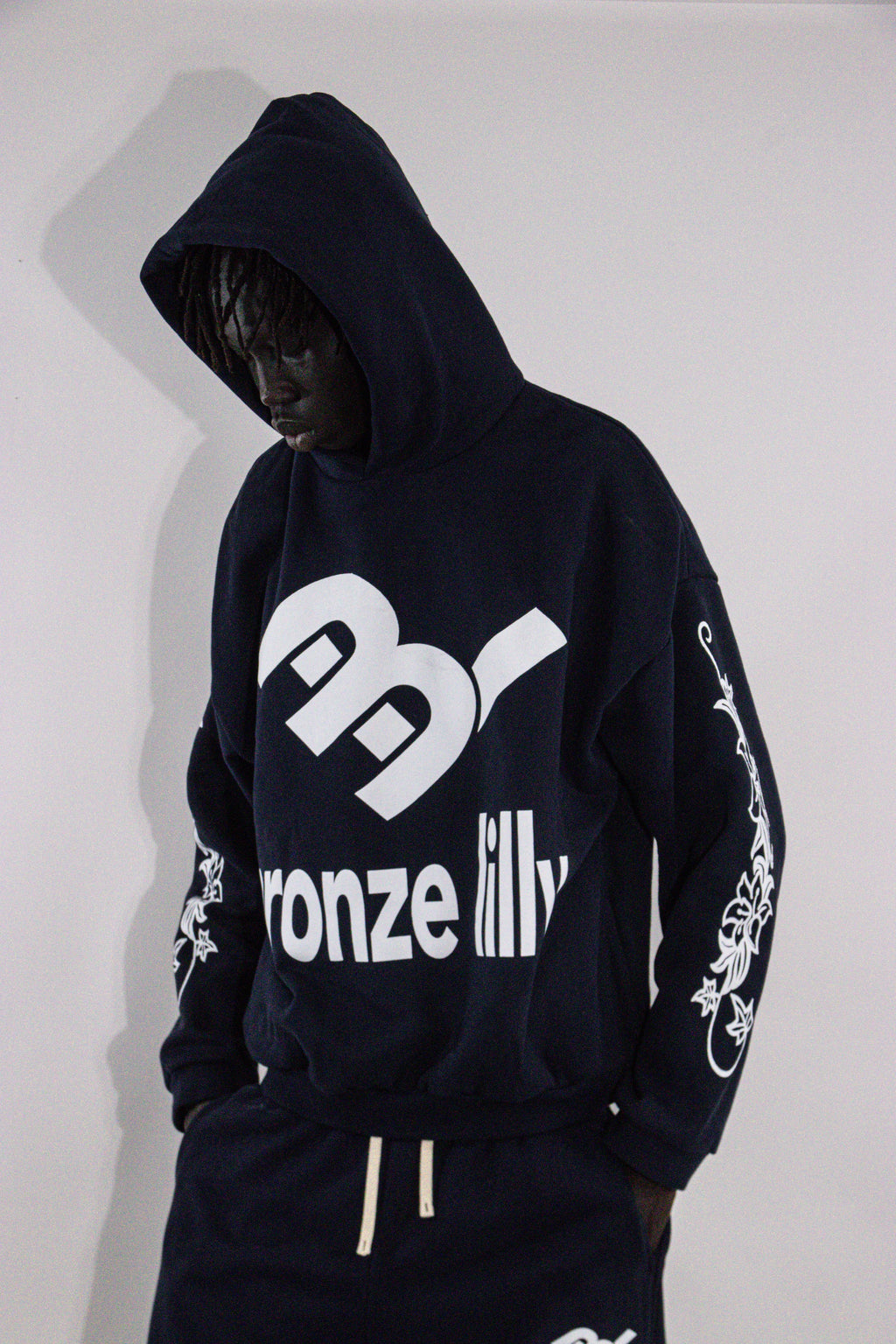 NAVY ORCA HOODIE
