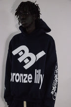 NAVY ORCA HOODIE