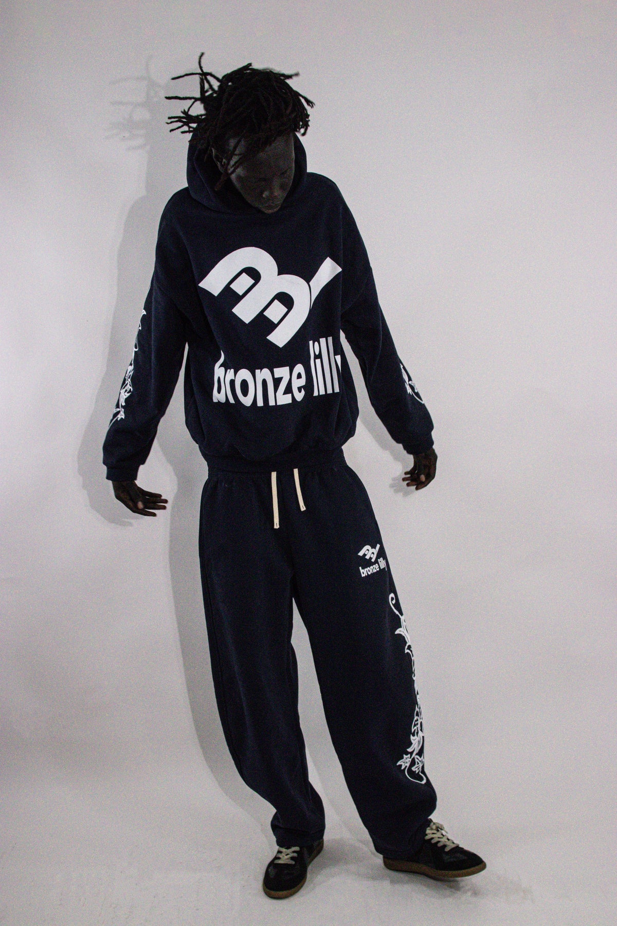 NAVY ORCA HOODIE