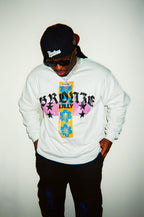 WHITE EXPLORER LONG SLEEVE TEE